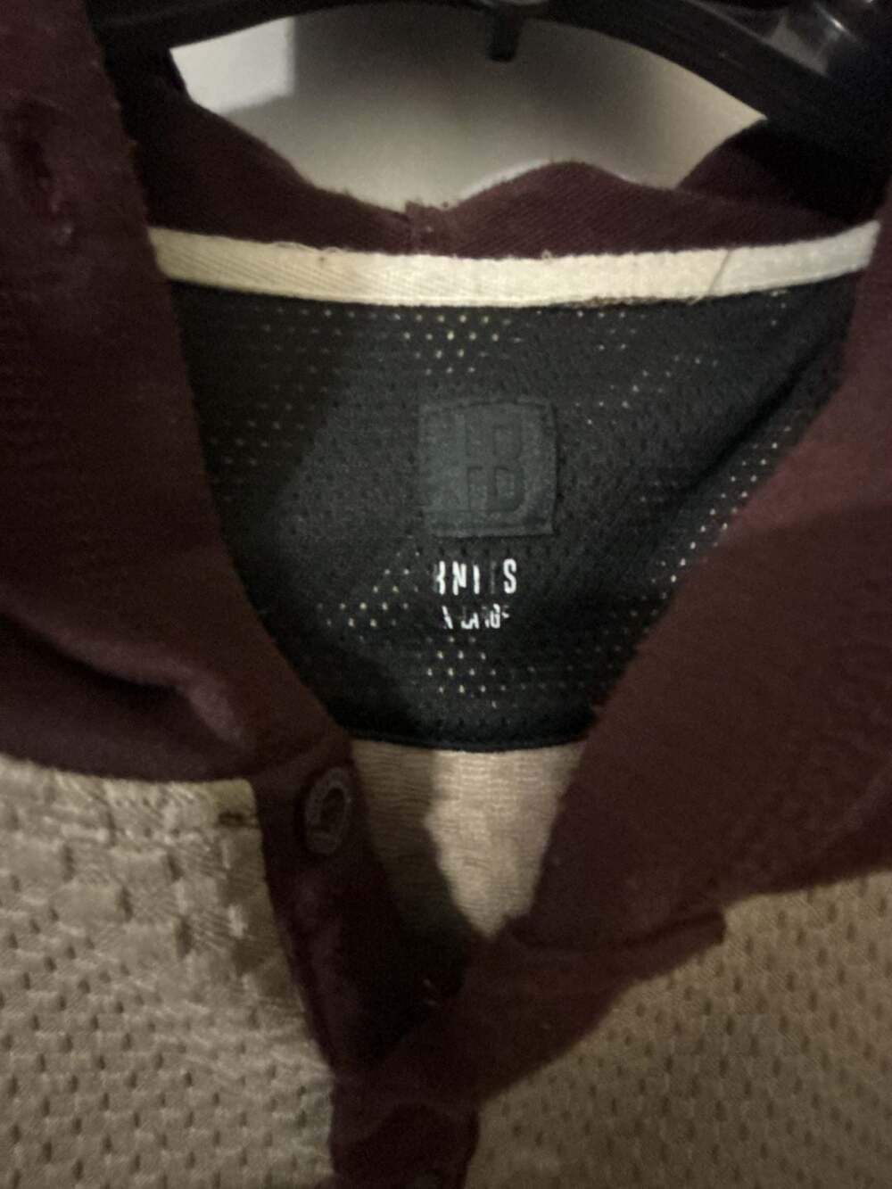 Hudson & Barrow Hoodie Size XL Tan Brown Waffle Knit Pullover